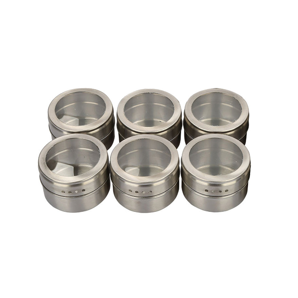 Clear Stainless Steel Spice Container