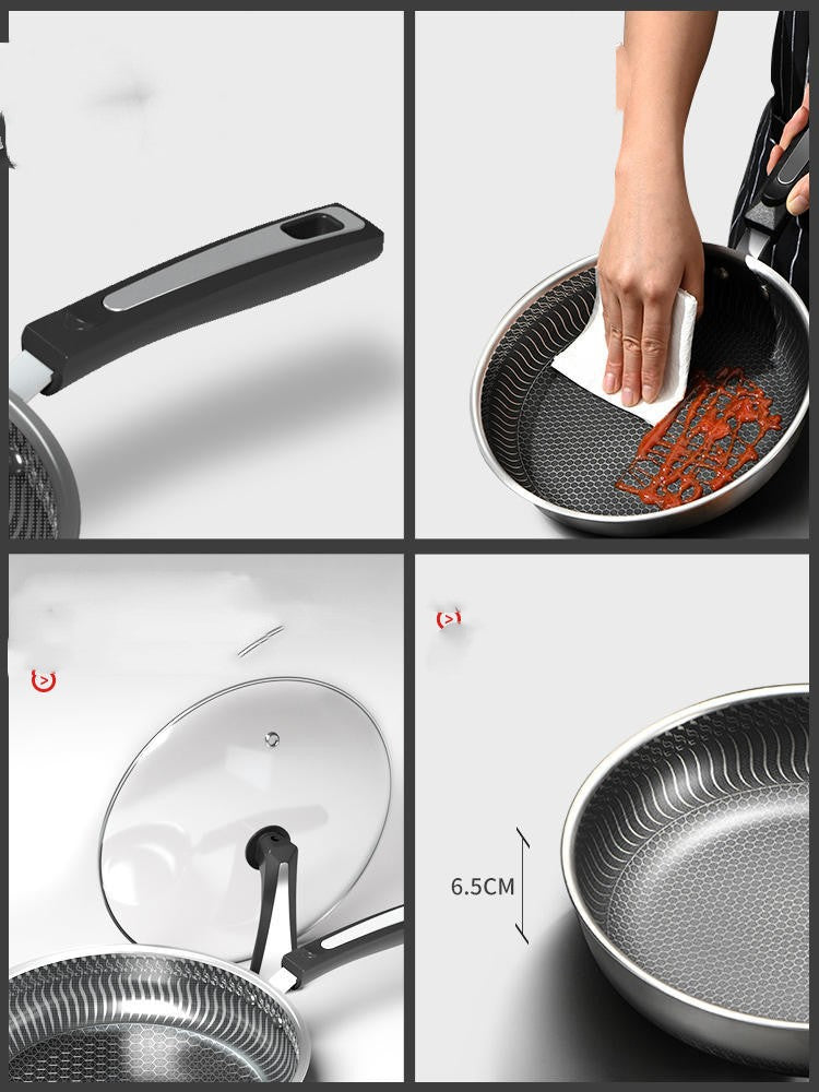 non-stick medical stone deep fry pan