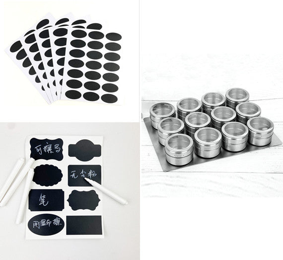 Clear Stainless Steel Spice Container