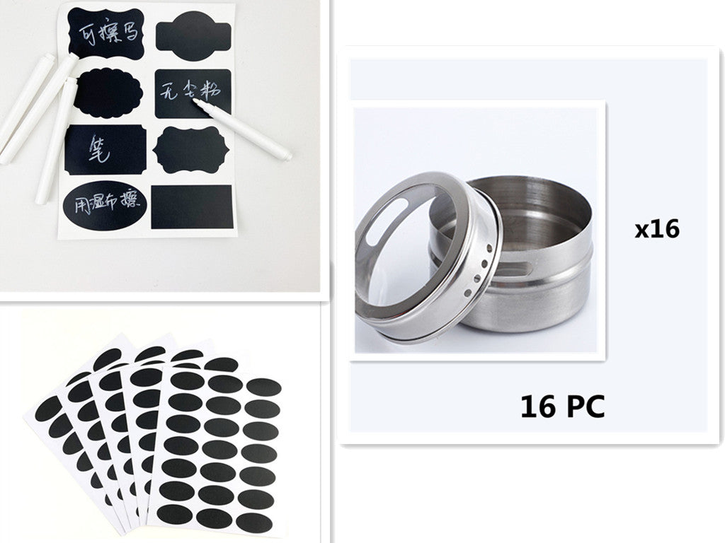 Clear Stainless Steel Spice Container