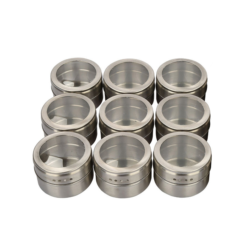 Clear Stainless Steel Spice Container