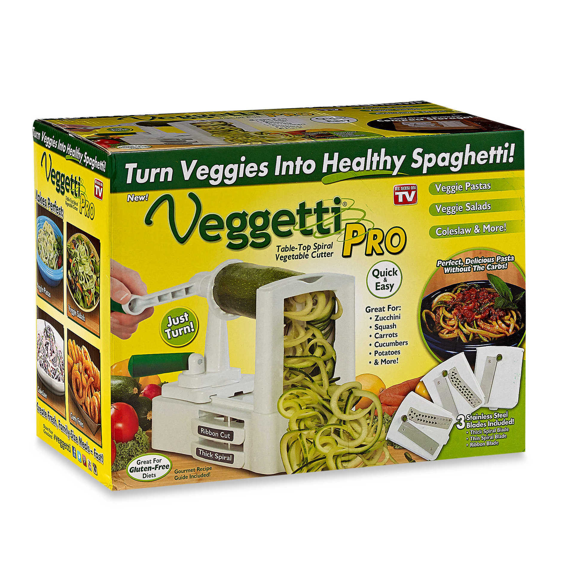 3-in-1 Rotating Vegetable Cutter