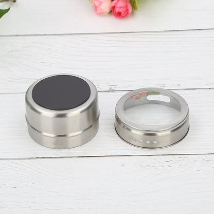 Clear Stainless Steel Spice Container