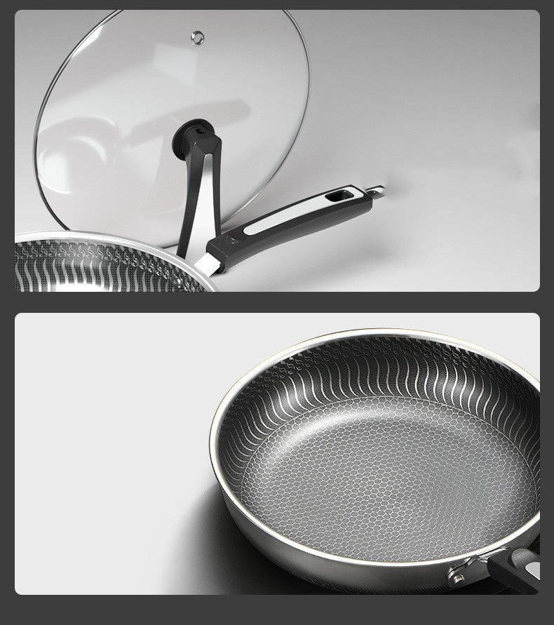 non-stick medical stone deep fry pan